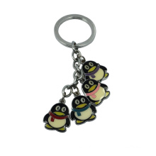 Porte-clés de cadeau promotionnel Metal QQ Penguin Mkeychain Metal Keyring